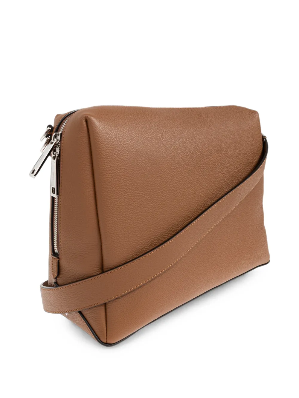 FENDI Grote Lui leren schoudertas Bruin