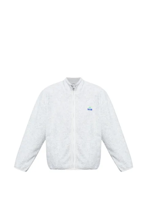 American Vintage logo-patch zip-up jacket