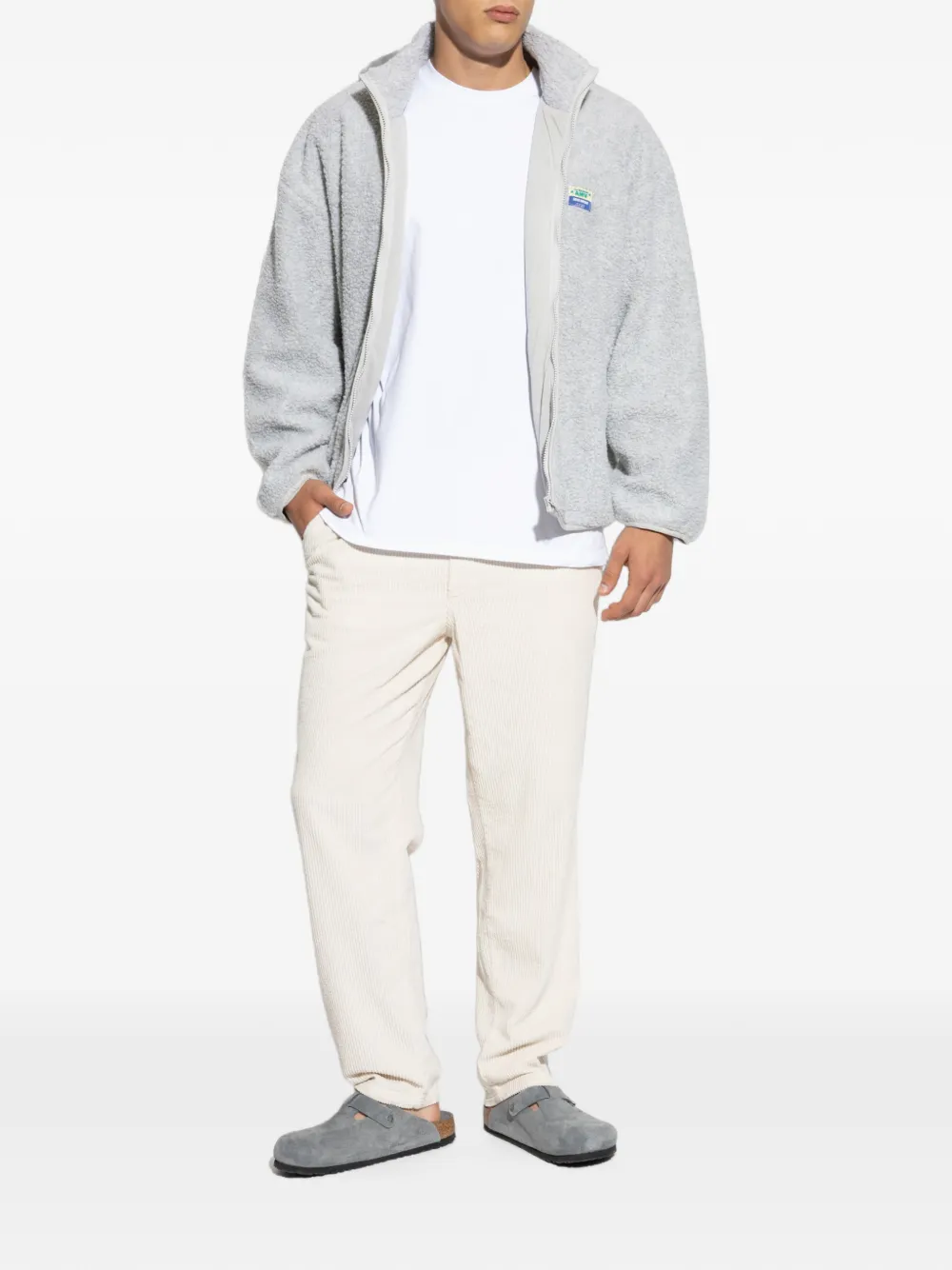American Vintage Jack met logopatch Grijs