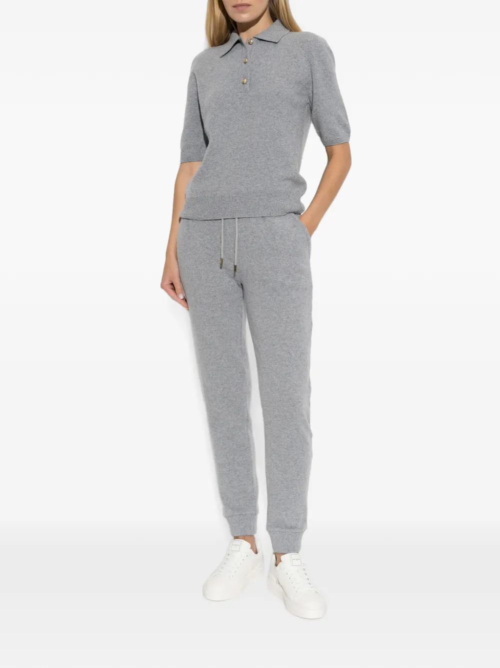 Balmain Trainingsbroek met logo-plakkaat Grijs