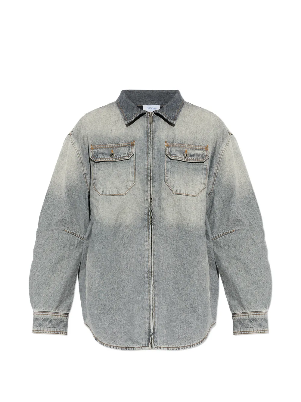 Off-White Bookish workwear denim overshirt