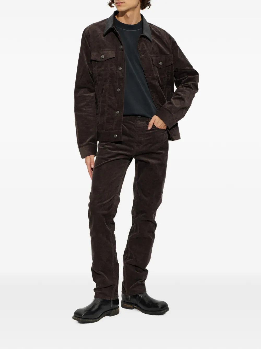 Zadig&Voltaire Steeve corduroy trousers Bruin