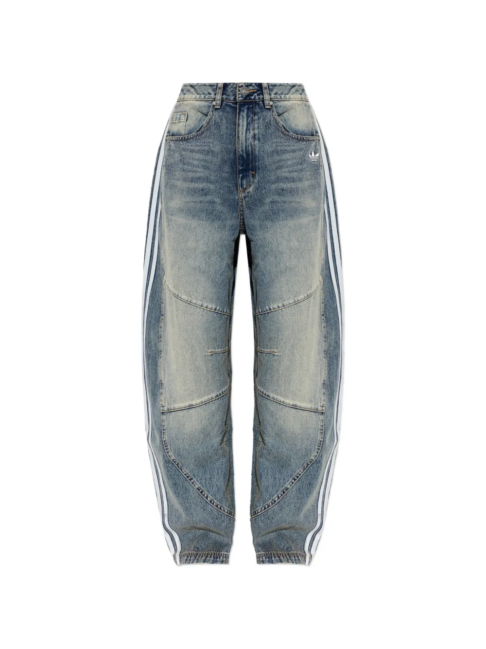 adidas 3-stripes tapered jeans