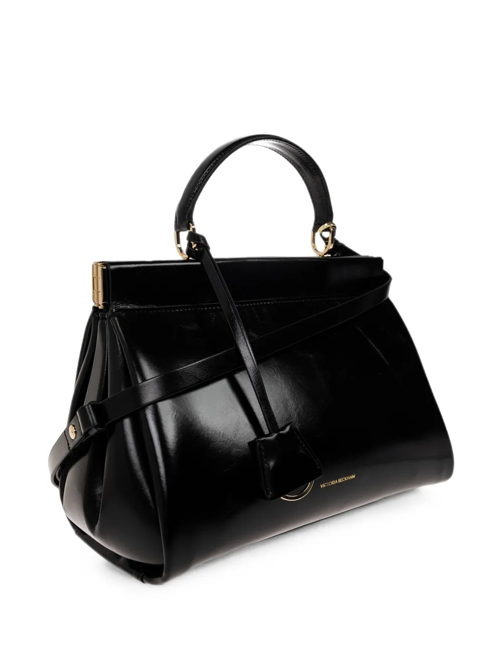 Victoria Beckham Sloane leren shopper Zwart