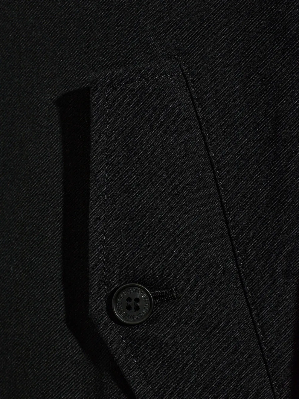 Comme des Garçons Homme Plus Jack met ritsdetail Zwart