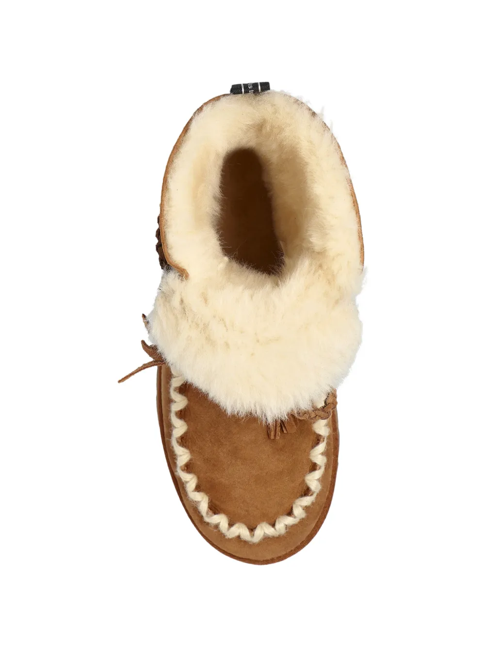 EMU AUSTRALIA Elise whipstitch shearling-trim boots Bruin