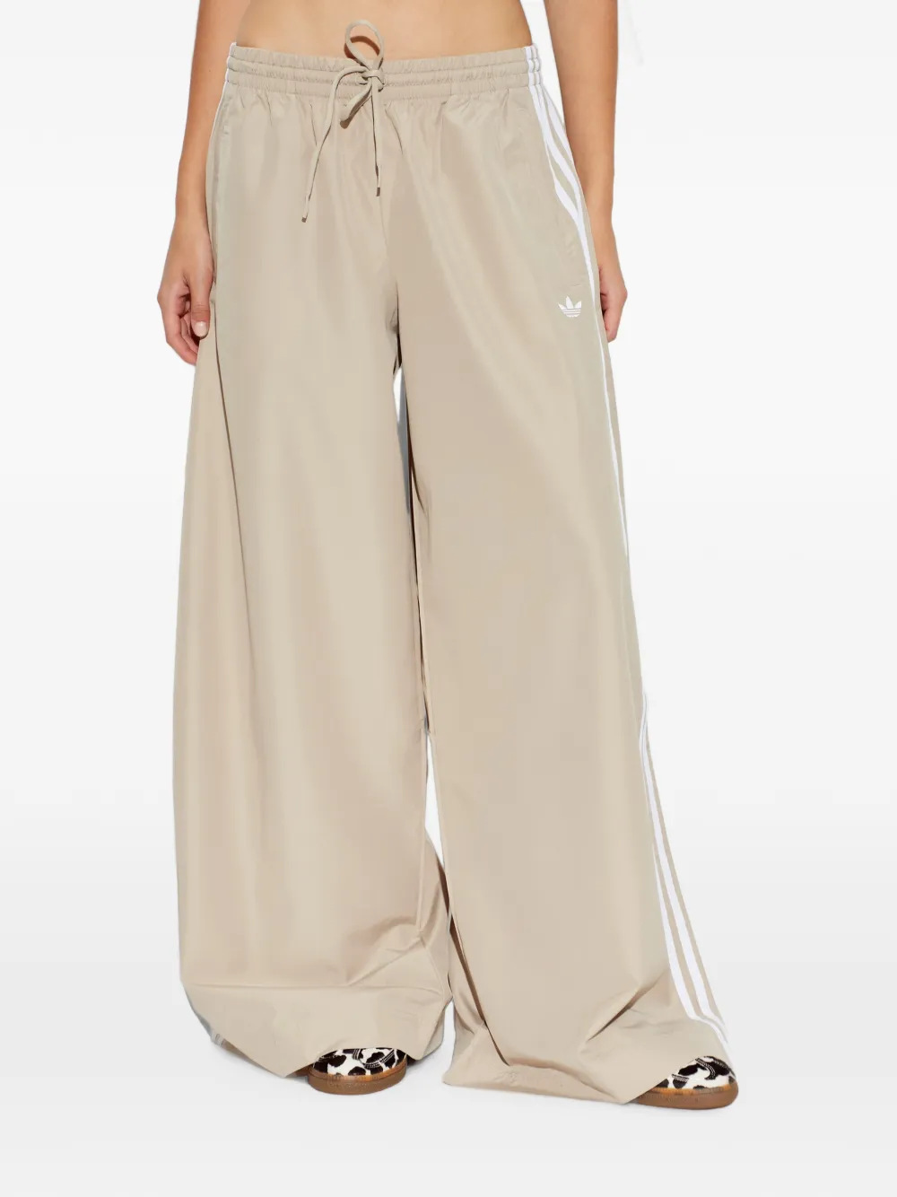 adidas Trainingsbroek met geborduurd logo Beige