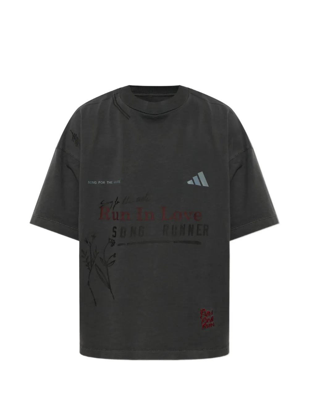 adidas x Song For The Mute logo-print cotton T-shirt