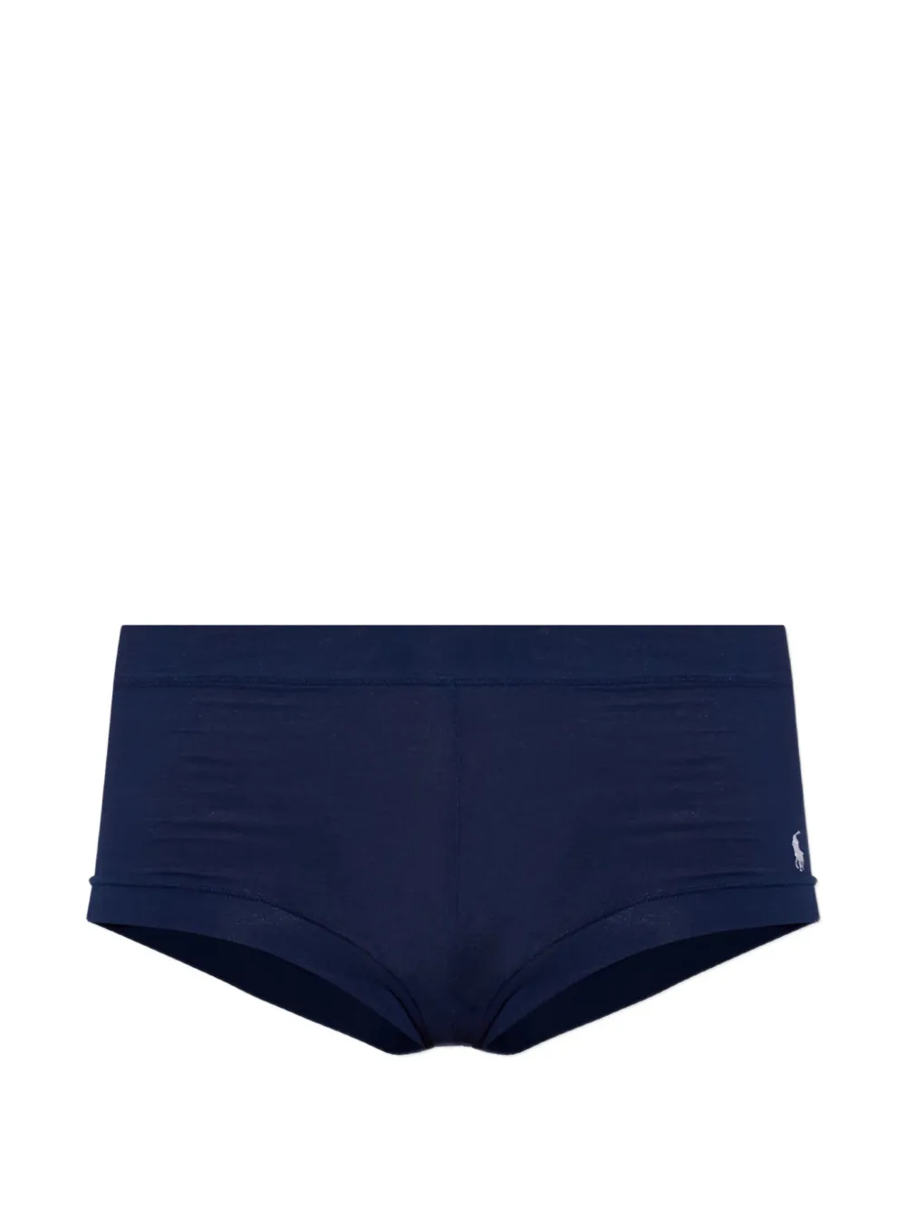 Polo Ralph Lauren Boxer in cotone con logo ricamato - Blu