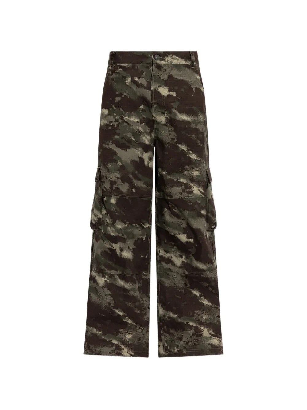adidas Camo camouflage-print wide-leg trousers