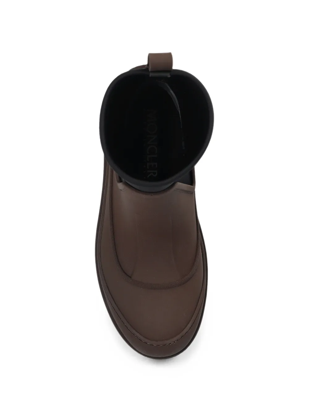 Moncler Vera Pulse embossed-logo Chelsea boots Bruin