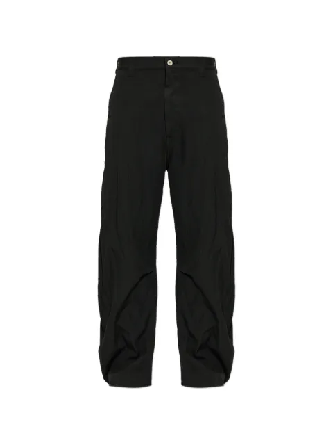 Comme des Garçons Homme Plus gathered wide-leg trousers