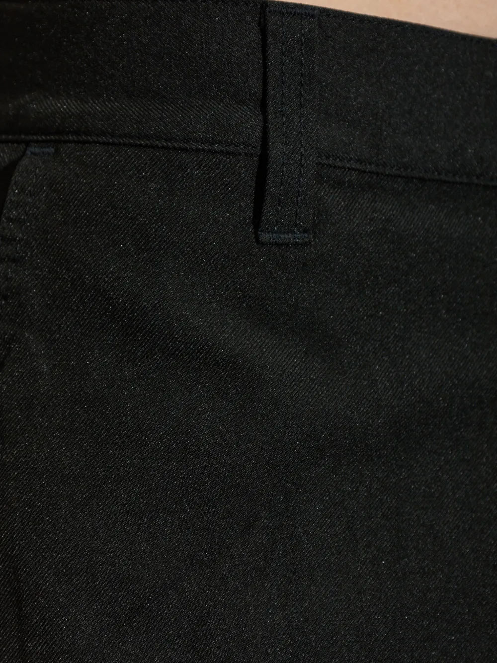 Comme des Garçons Homme Plus Gesmockte broek met wijde pijpen Zwart