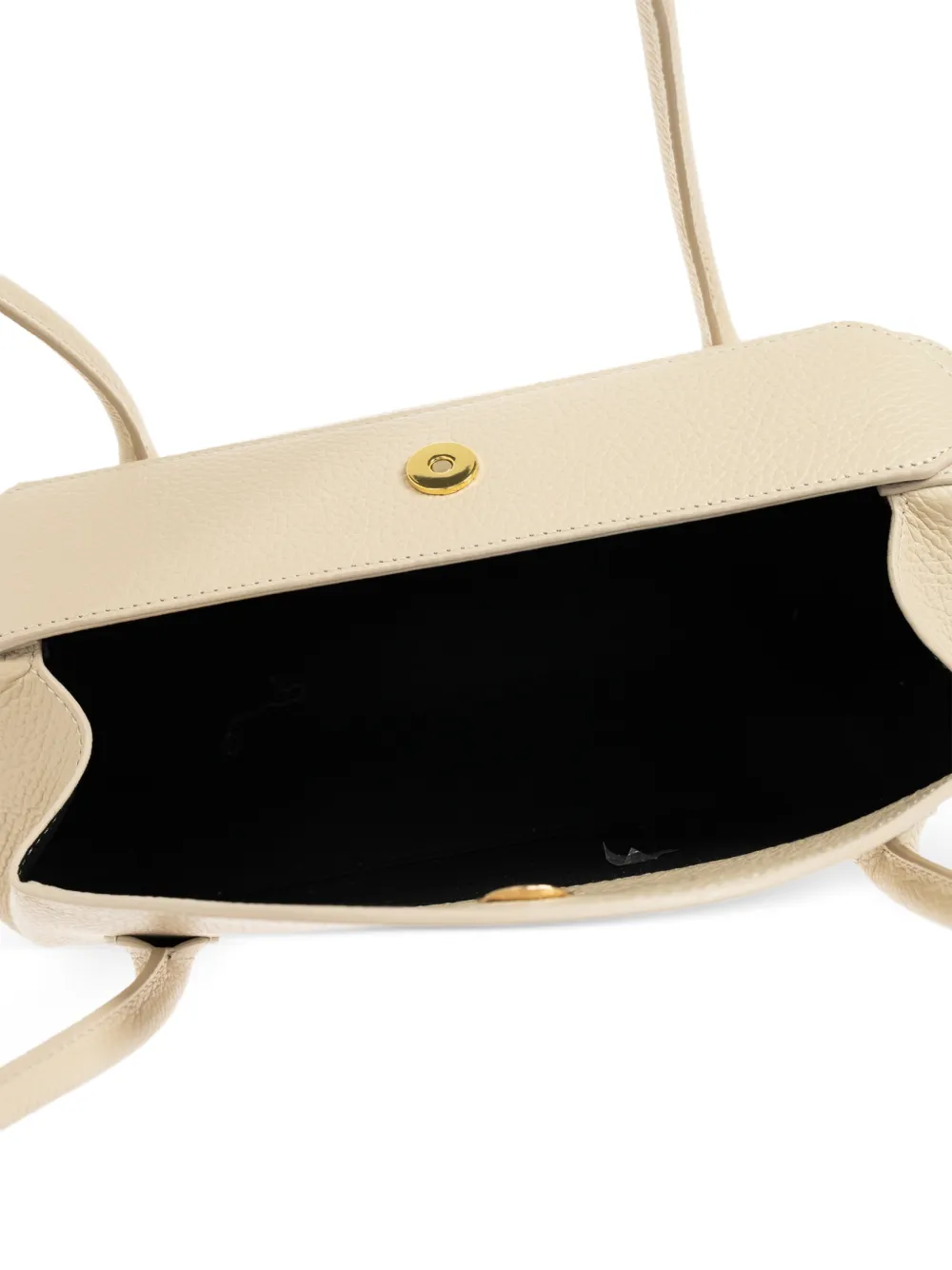 Yuzefi Oyster leren schoudertas Beige