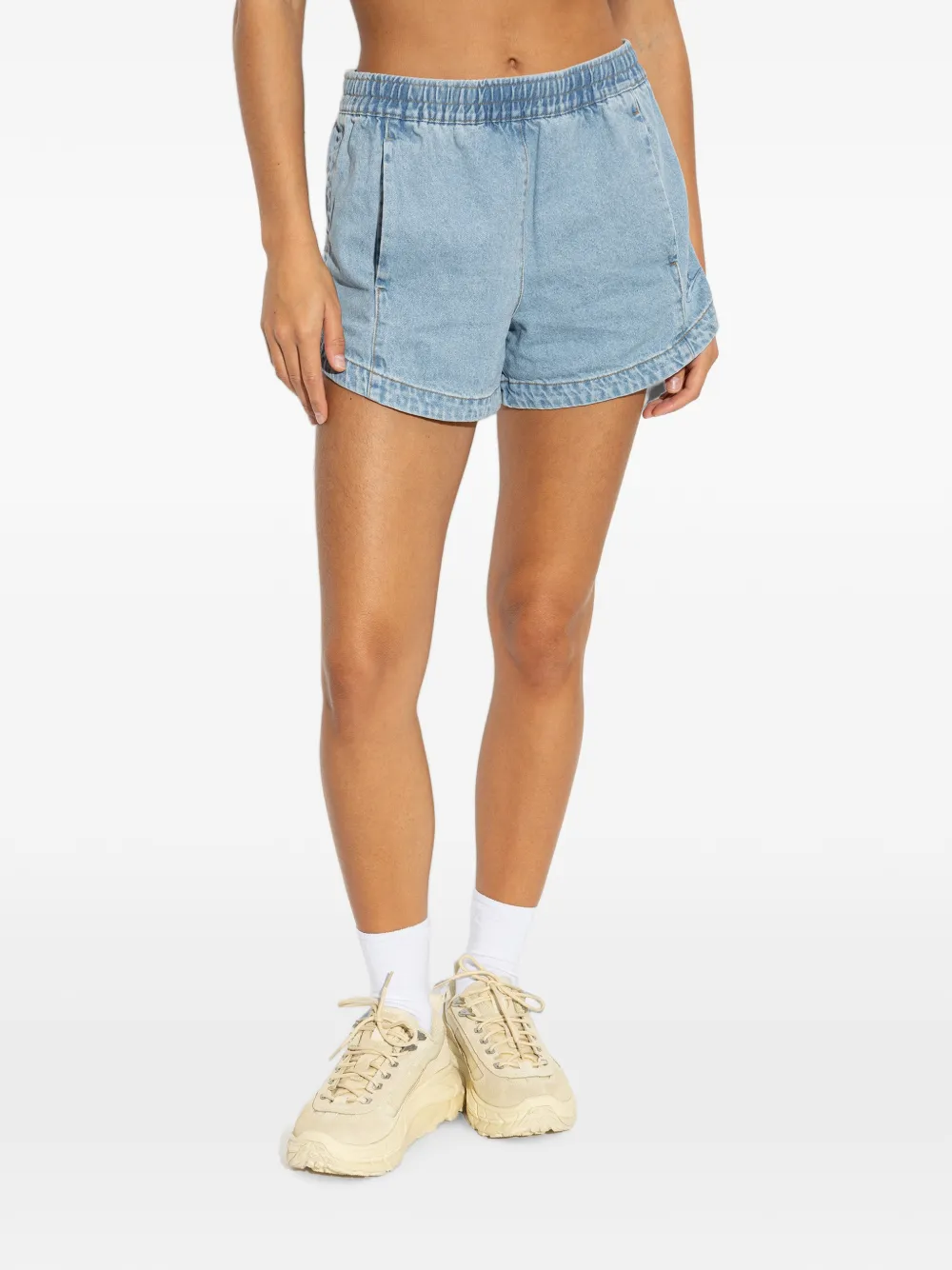 Nike Tempo mini-shorts met geborduurd logo Blauw