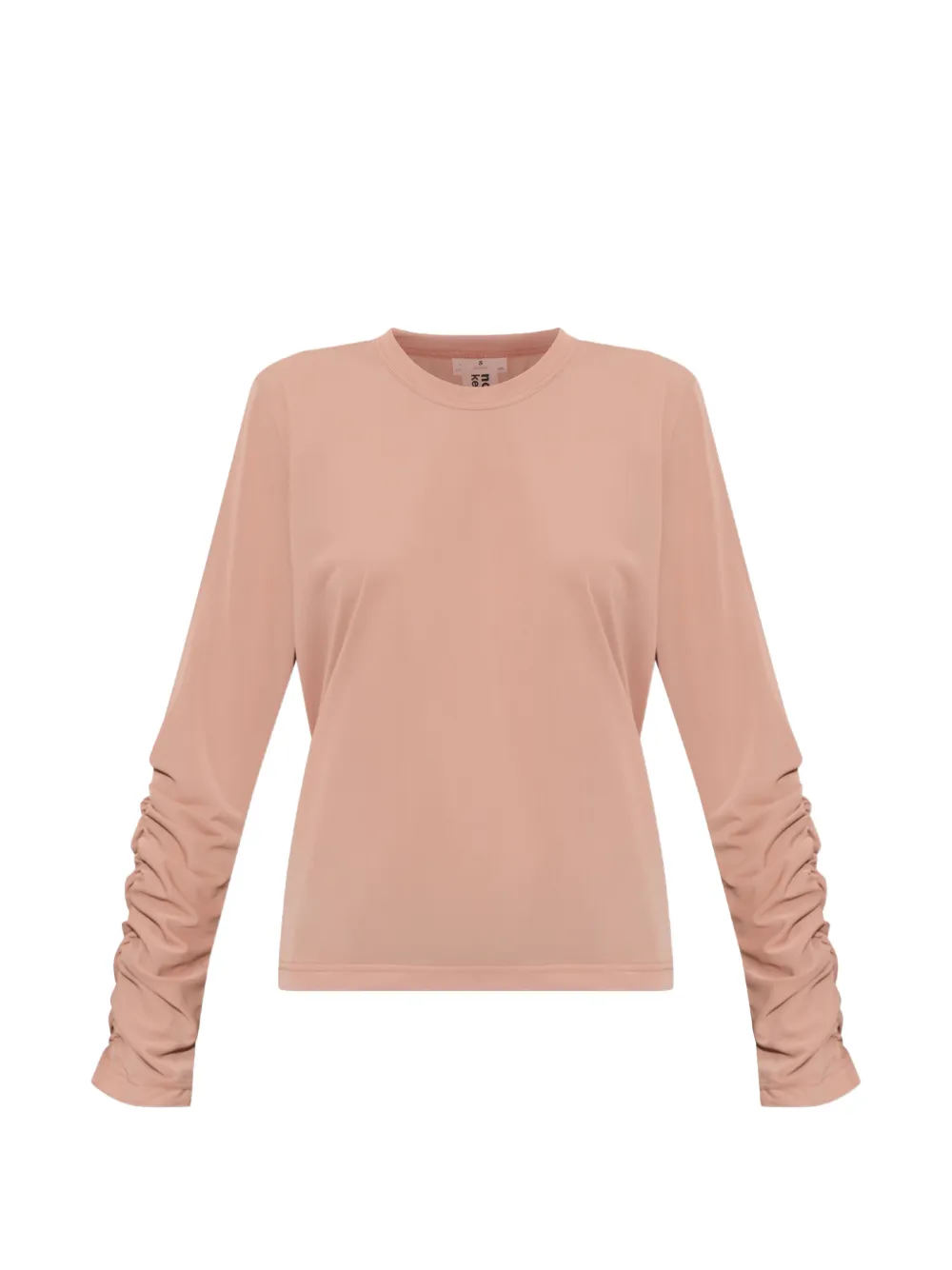 Noir Kei Ninomiya ruched-sleeve long-sleeve T-shirt · 44