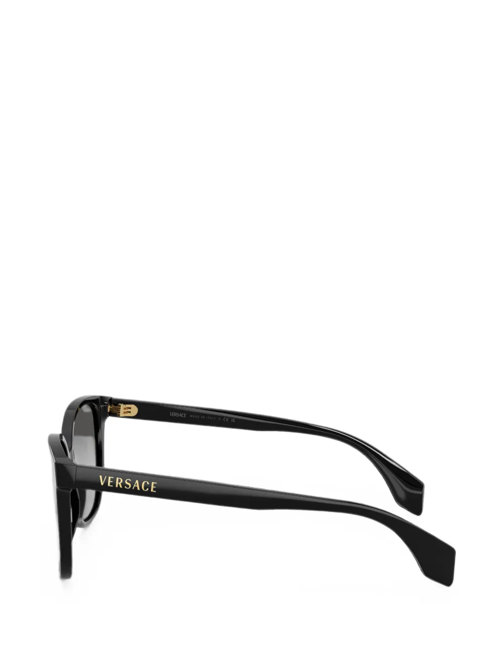 Versace Eyewear Zonnebril met vlinder montuur Zwart