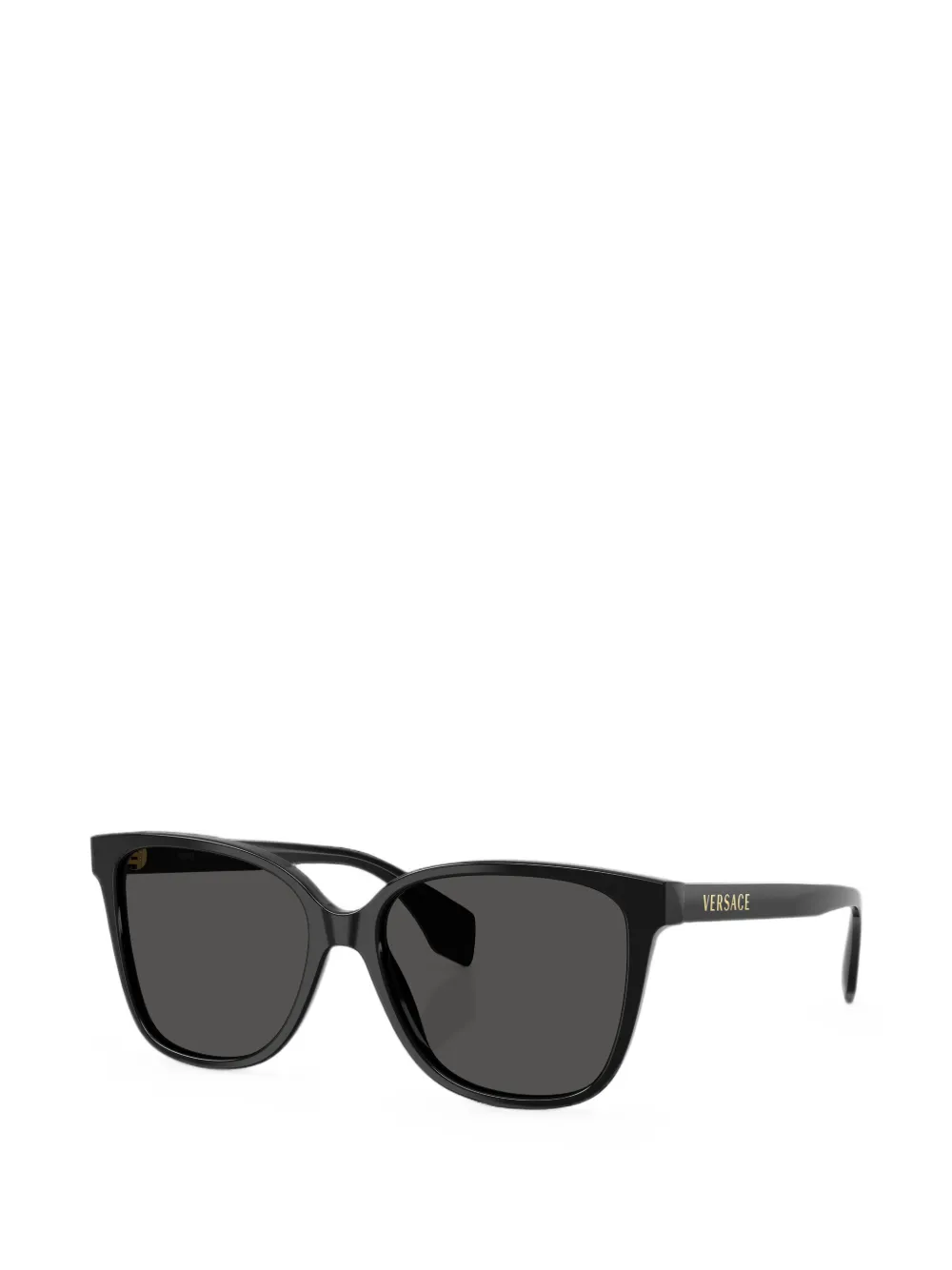 Versace Eyewear Zonnebril met vlinder montuur Zwart