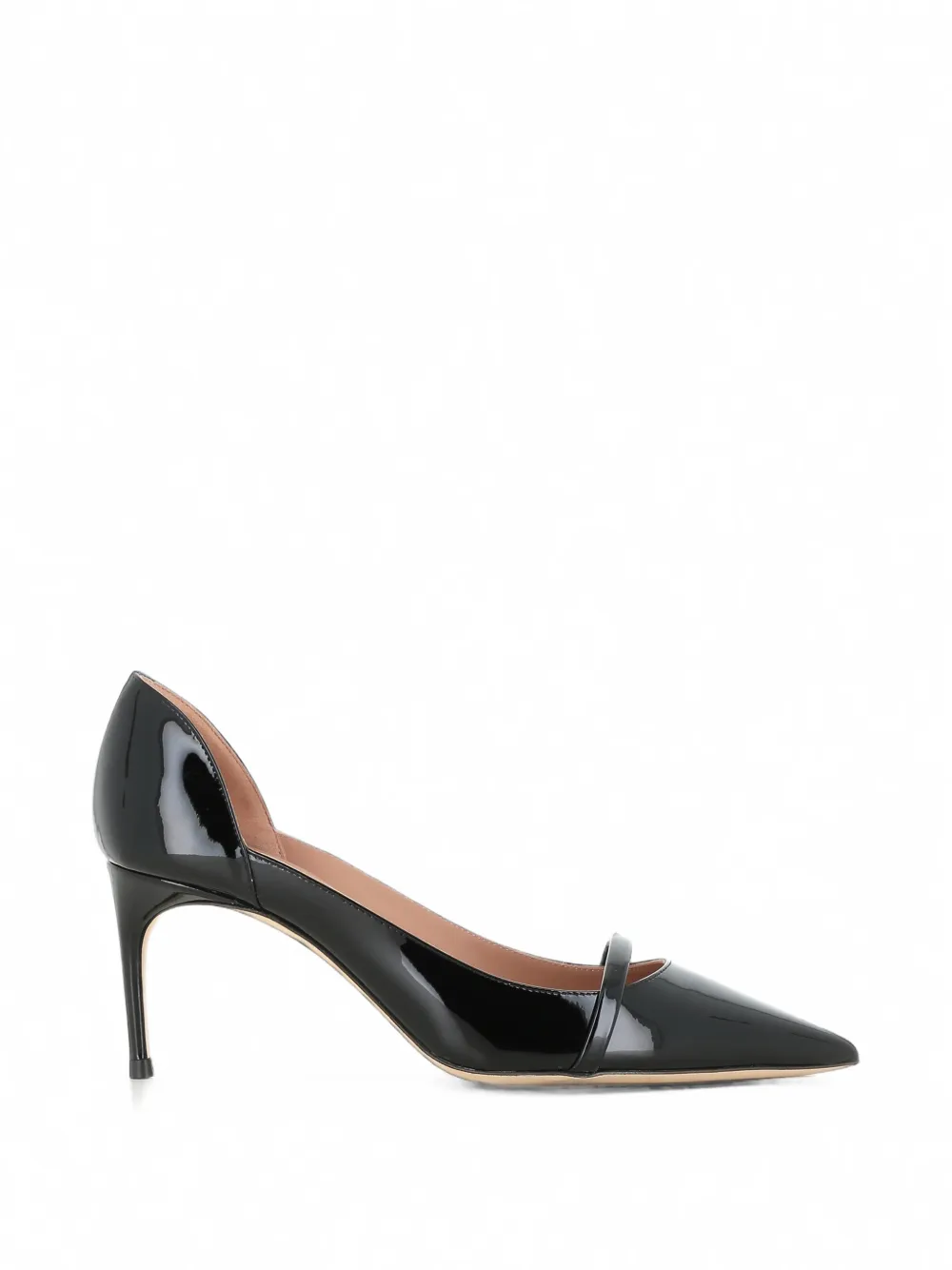 Malone Souliers 90mm Crawford pointed-toe patent-finish pumps