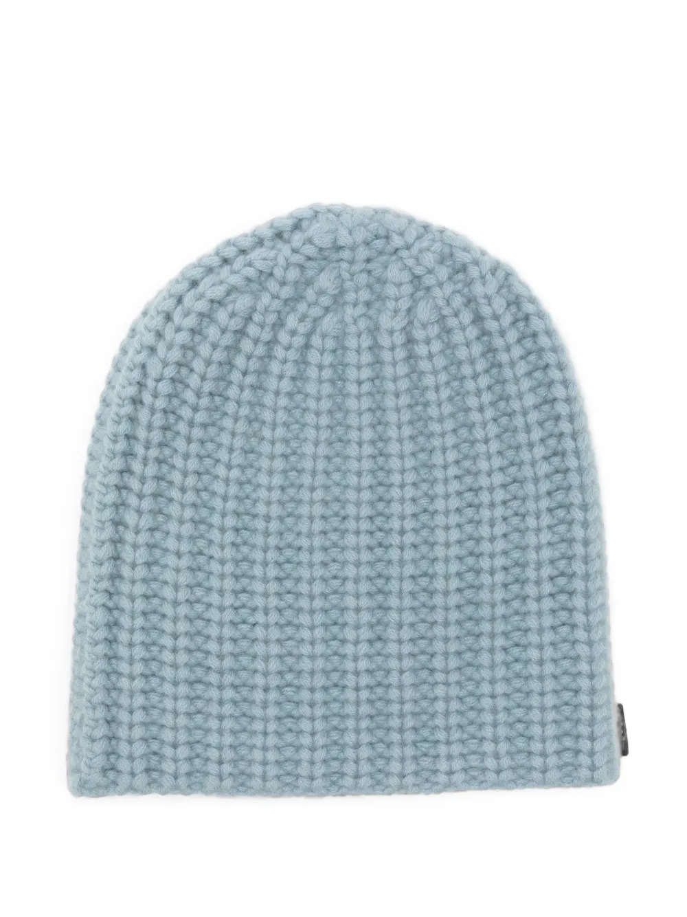 Liska Michaela geribbelde kasjmier muts Blauw