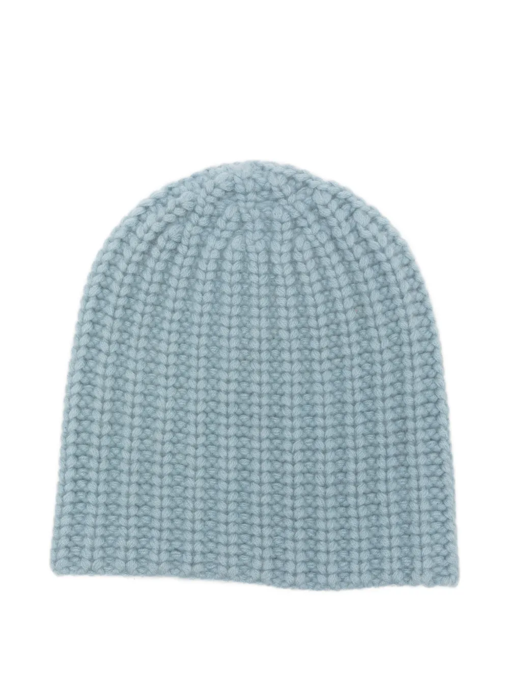 Liska bonnet Michaela en cachemire côtelé - Bleu