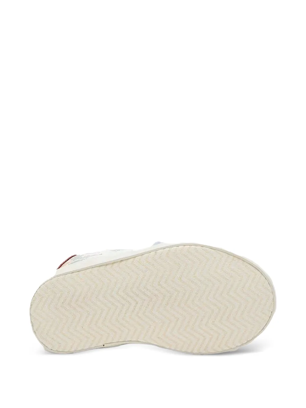 Golden Goose Kids Super-Star floral-print sneakers Wit