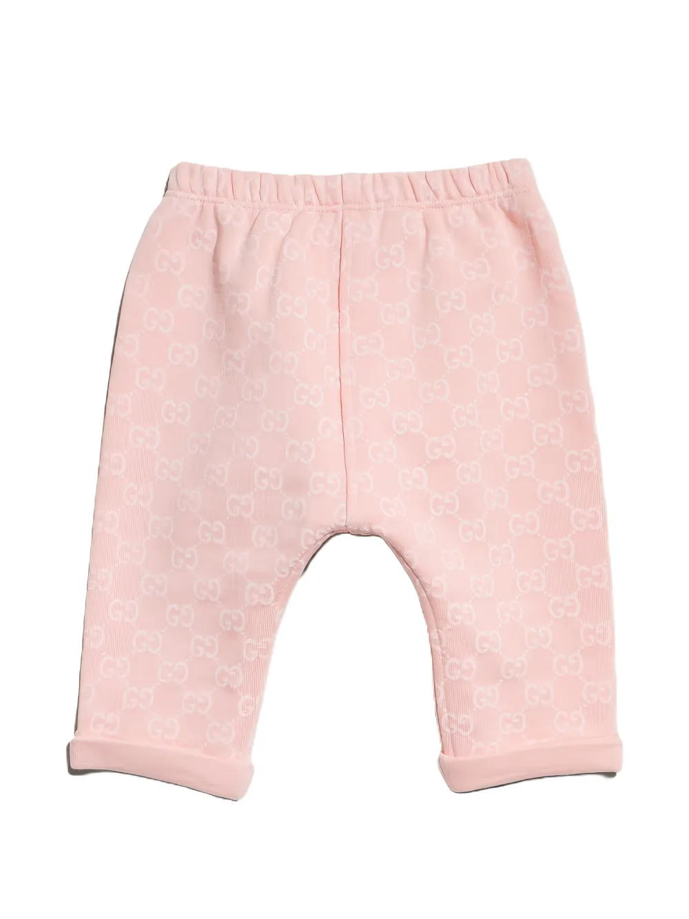 Gucci Kids GG monogram cotton trousers Roze