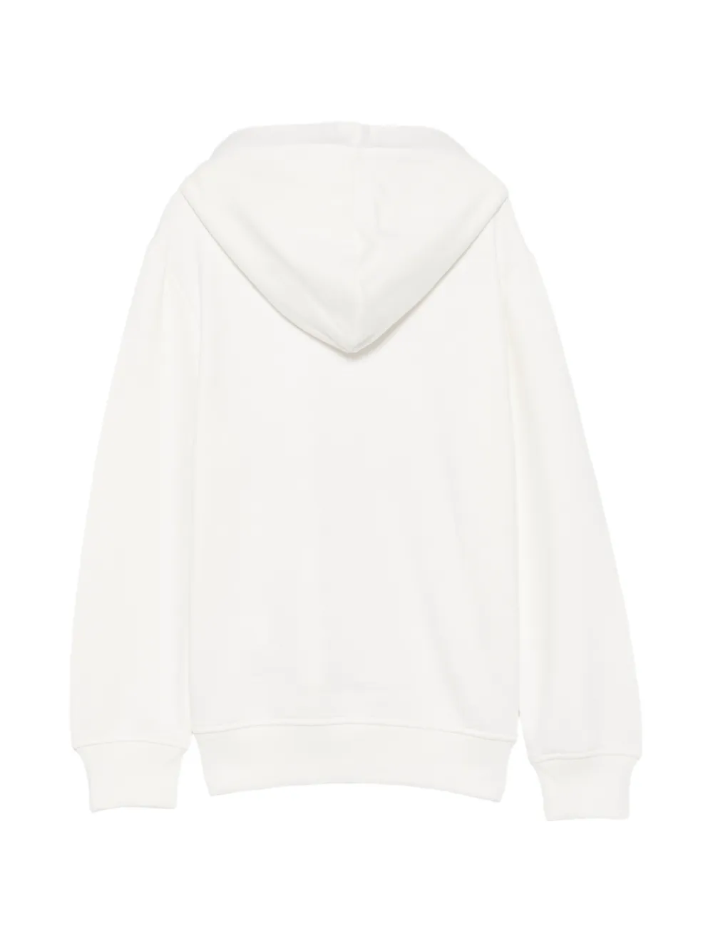 TRUSSARDI JUNIOR Hoodie met trekkoord en geborduurd logo Wit