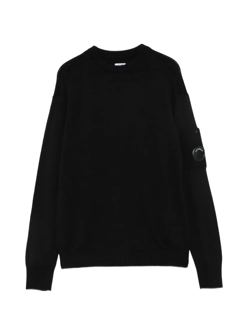C.P. Company Kids Lens-detail knitted sweater - Nero