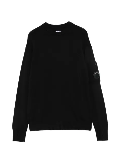 C.P. Company Kids Lens-detail knitted sweater