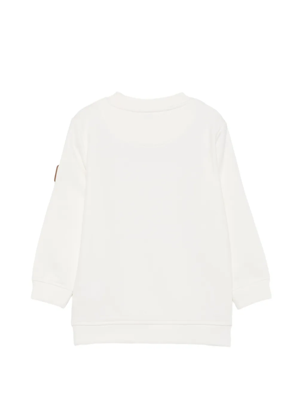 TRUSSARDI JUNIOR Trui met buidelzak en logoprint Beige