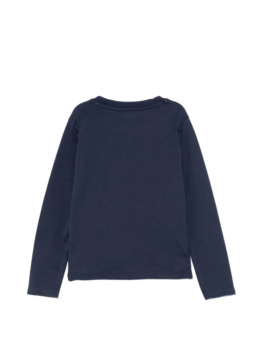 TRUSSARDI JUNIOR T-shirt met lange mouwen en logo-print Blauw