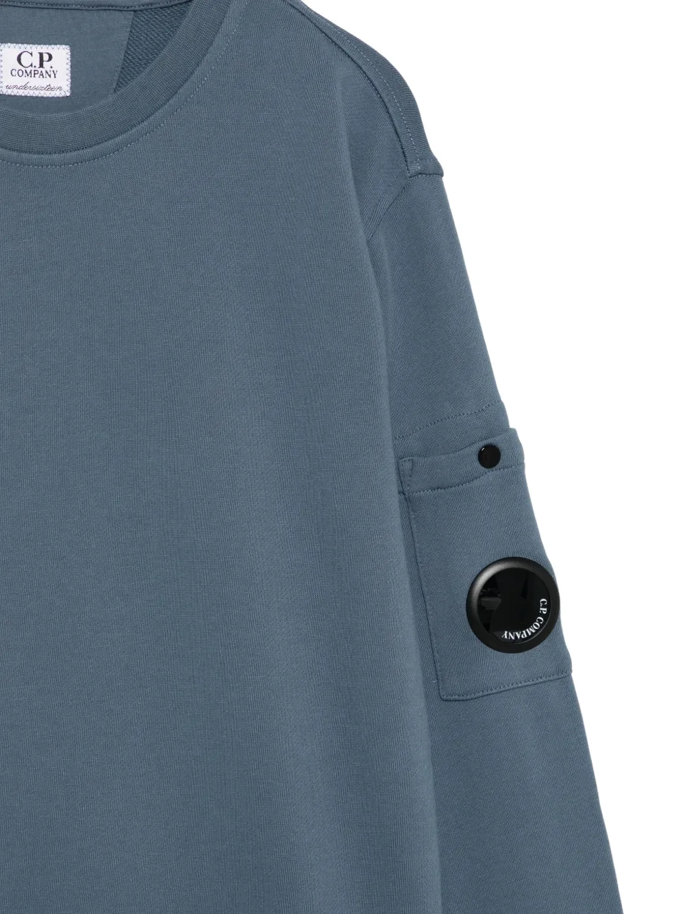 C.P. Company Kids Trui met lens-detail Blauw