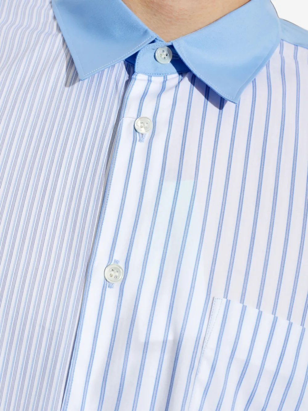 Comme Des Garçons Shirt Gestreept overhemd Blauw