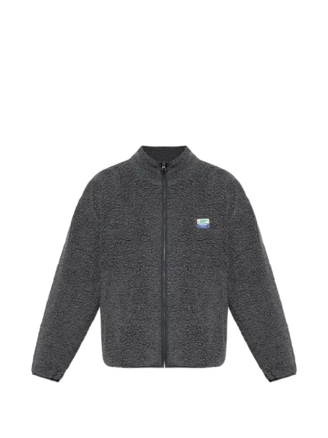 American Vintage logo-patch zip-up jacket