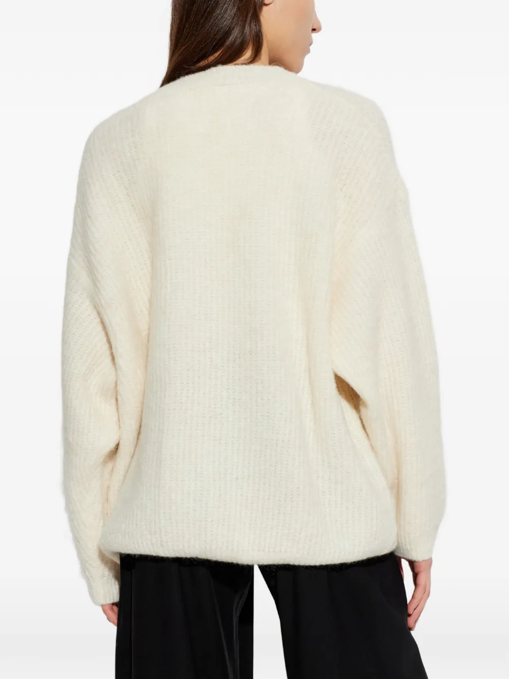 American Vintage Vest met V-hals Beige