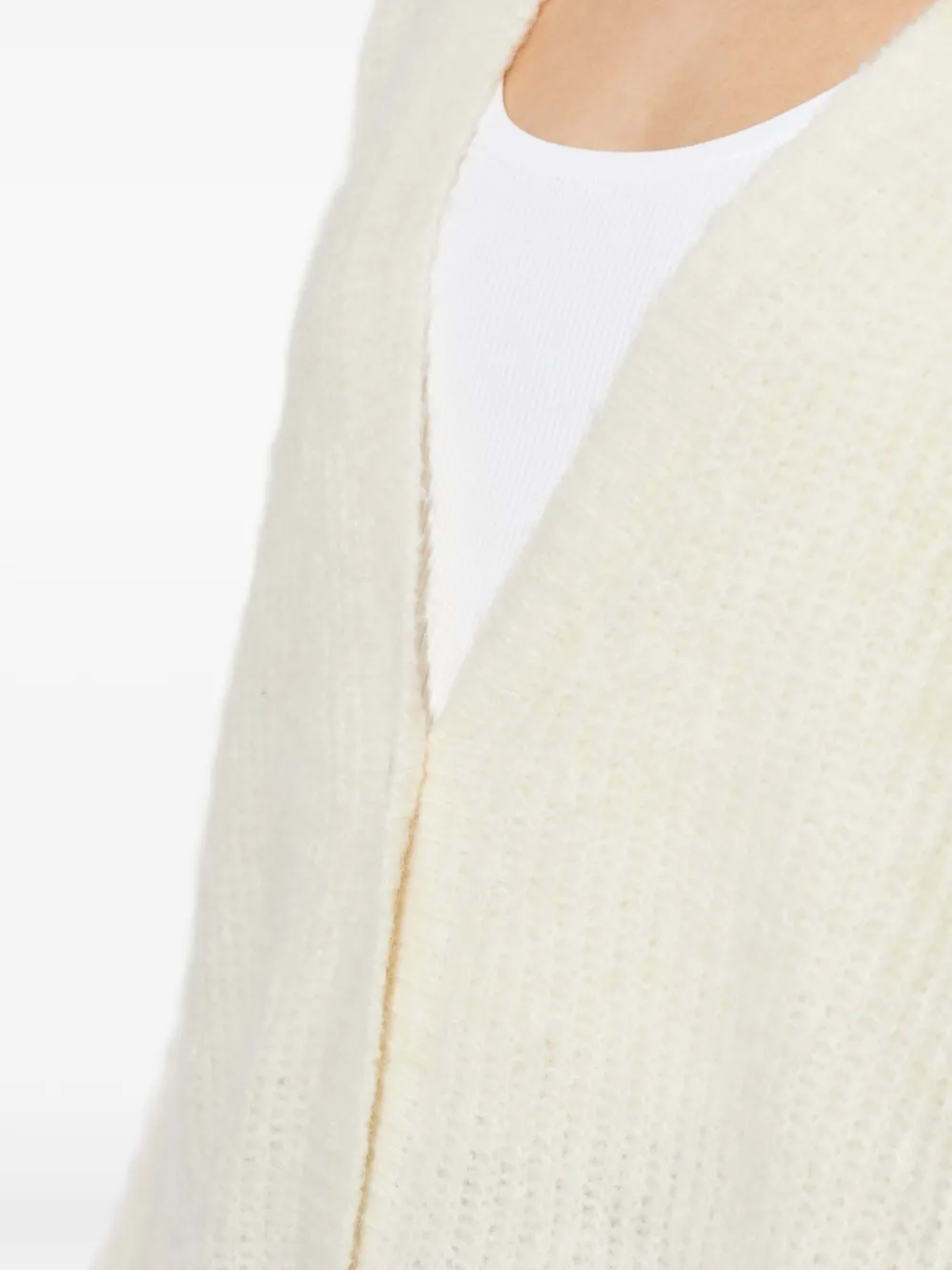 American Vintage Vest met V-hals Beige