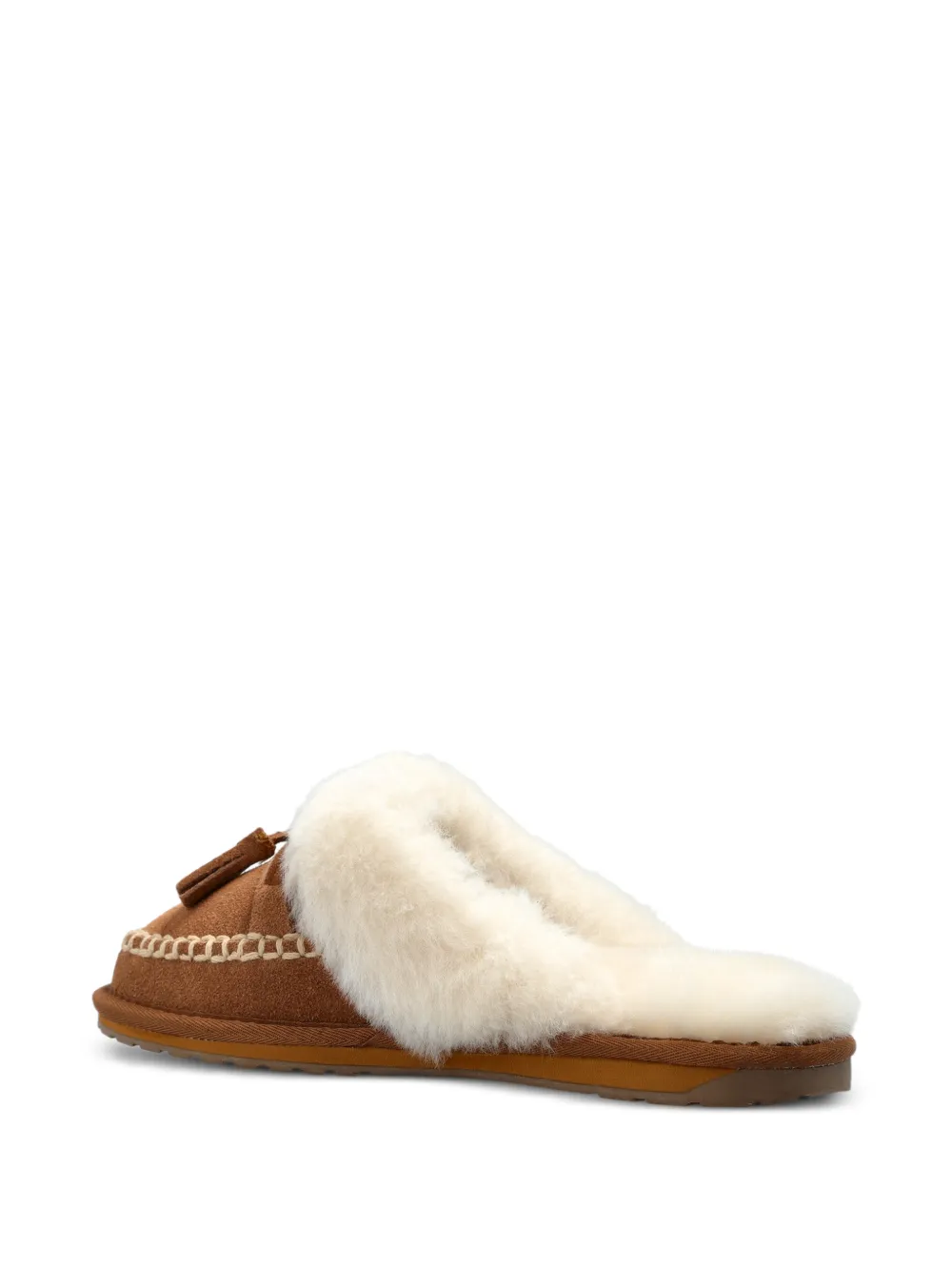 EMU AUSTRALIA Tahnee tassel-detail shearling-trim slippers Bruin