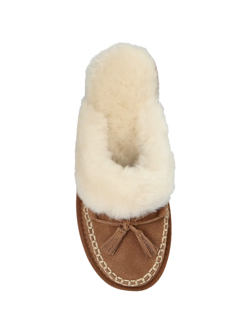 EMU AUSTRALIA Tahnee tassel-detail shearling-trim slippers Bruin