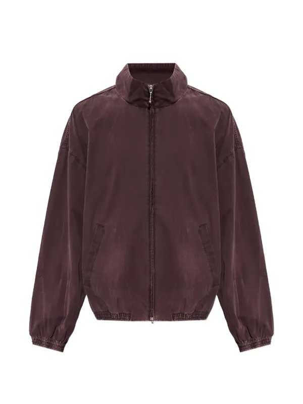 Agolde Marshall Zip-up Jacket in Red