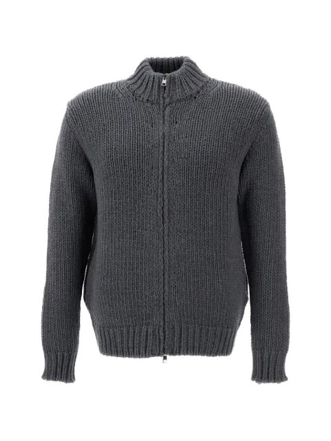 Customer Lovers zip-up chunky-knit cardigan