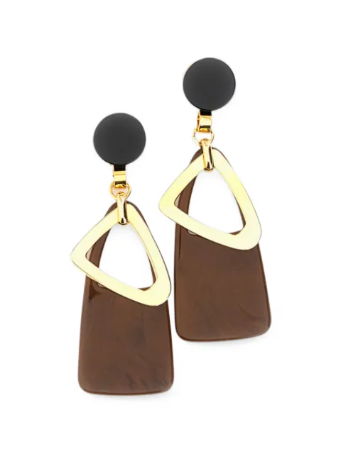 Plan C geometric drop earrings