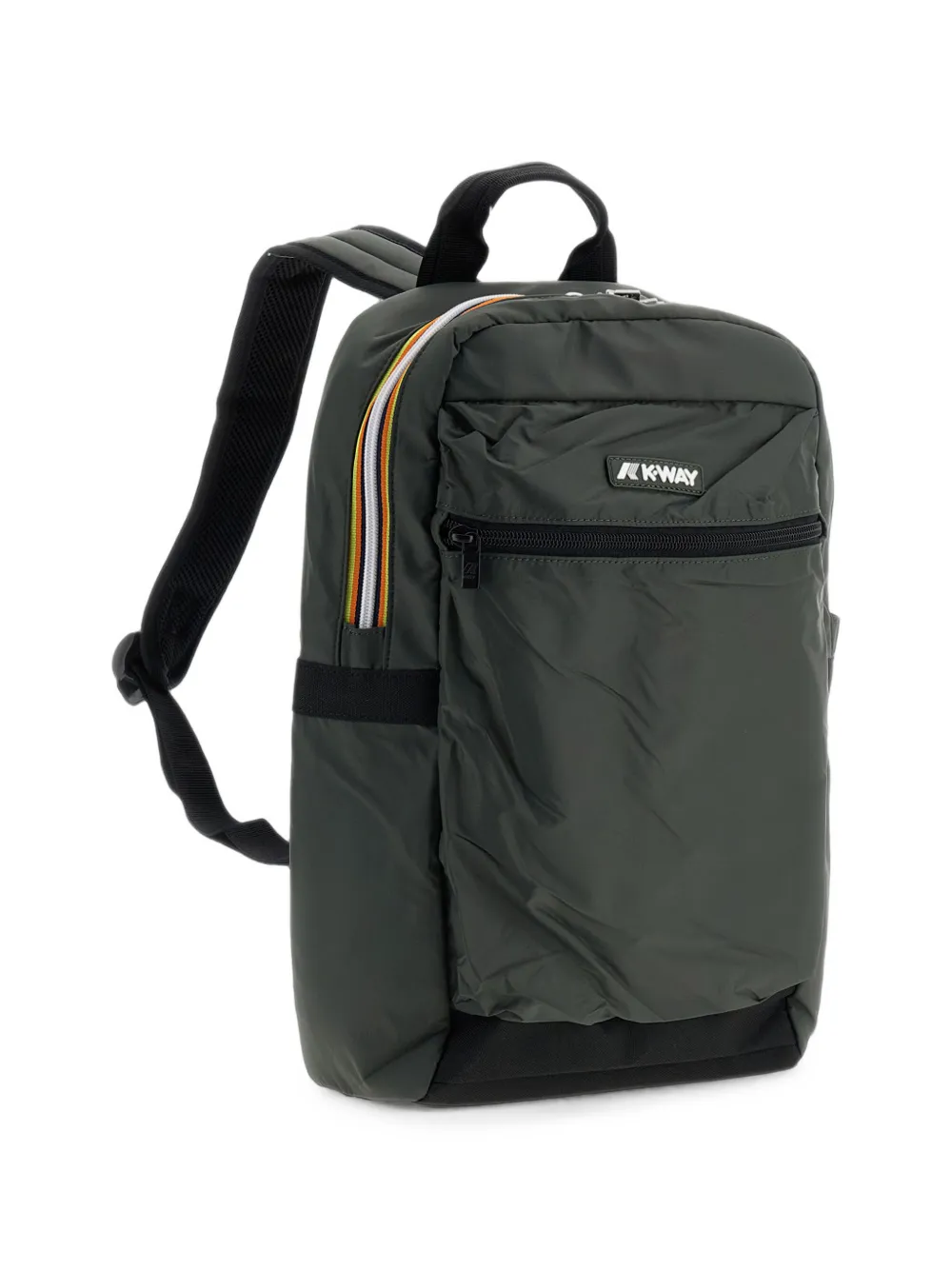 K-Way Laon rugzak met rits en logo-patch Groen