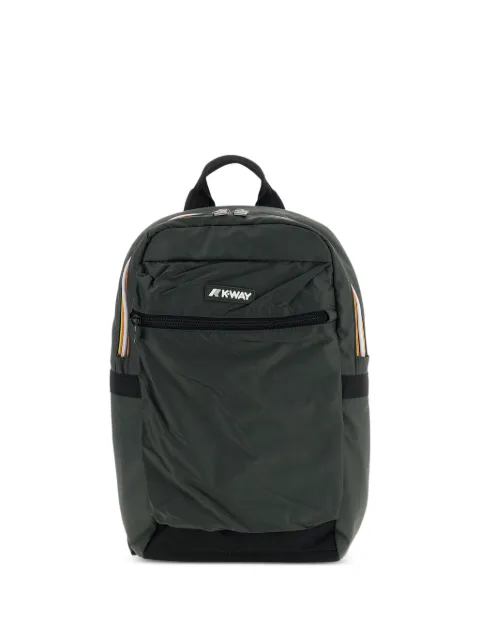 K-Way Laon logo-patch zip-fastening backpack