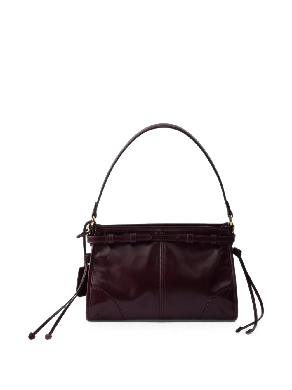 Prada Bonnie kleine leren handtas Rood