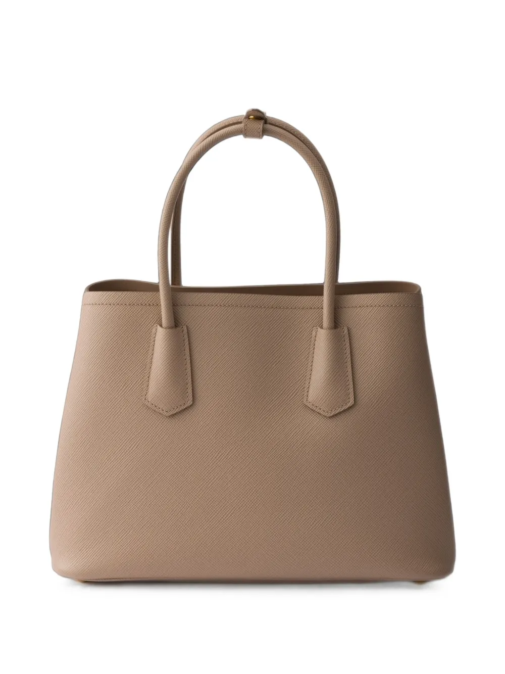Prada Double medium Saffiano leather bag Beige