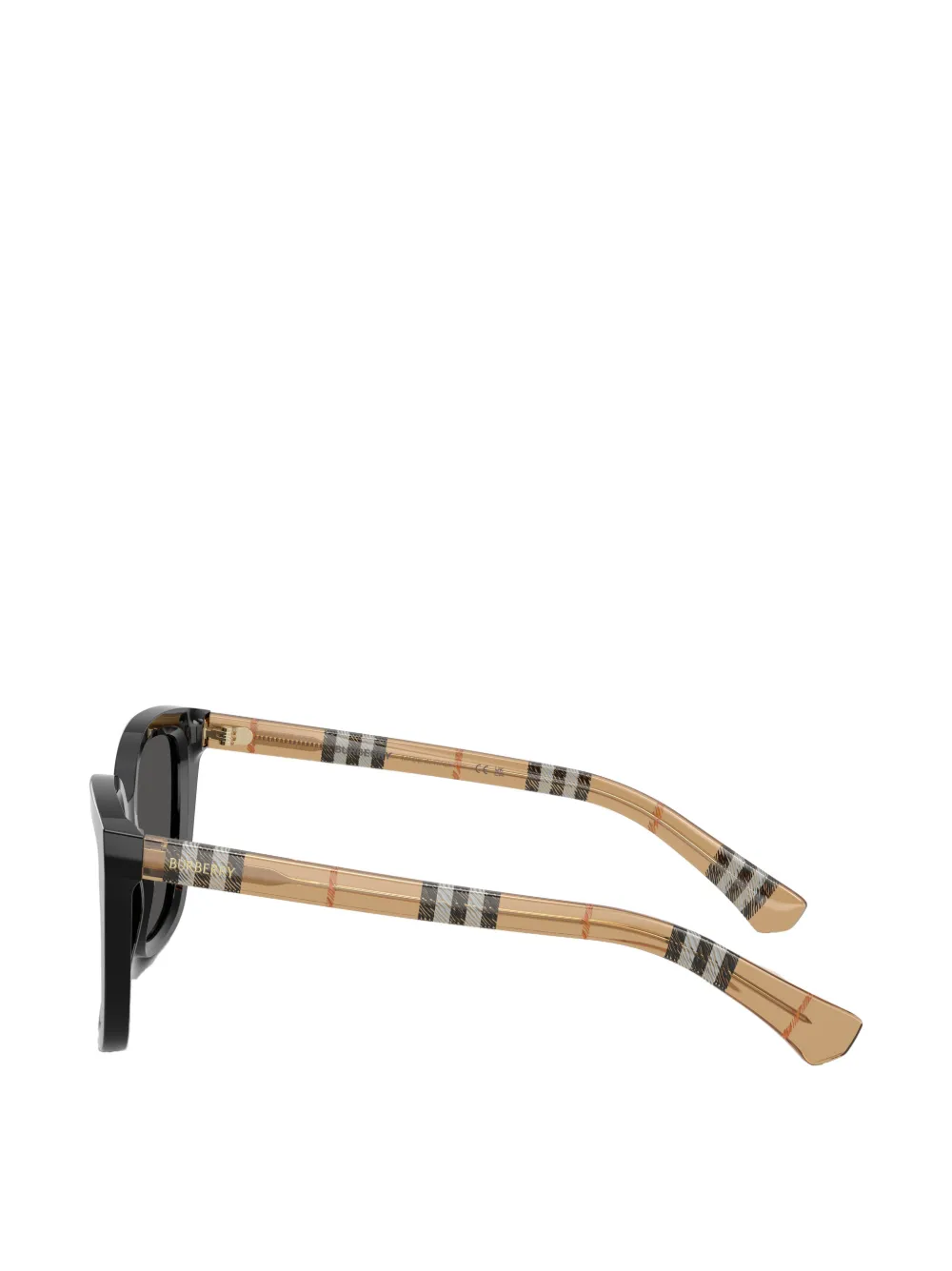 Burberry Eyewear Zonnebril met vierkant montuur Zwart
