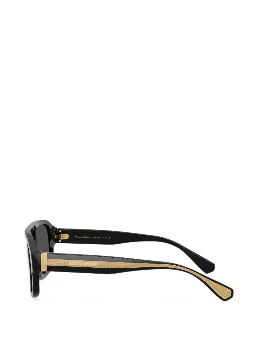 Dolce & Gabbana Eyewear Zonnebril met piloten montuur Zwart