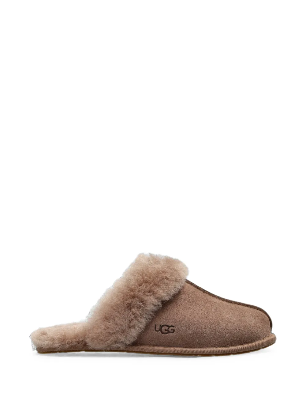Ugg Scuffette Ii Suede Slides In Brown