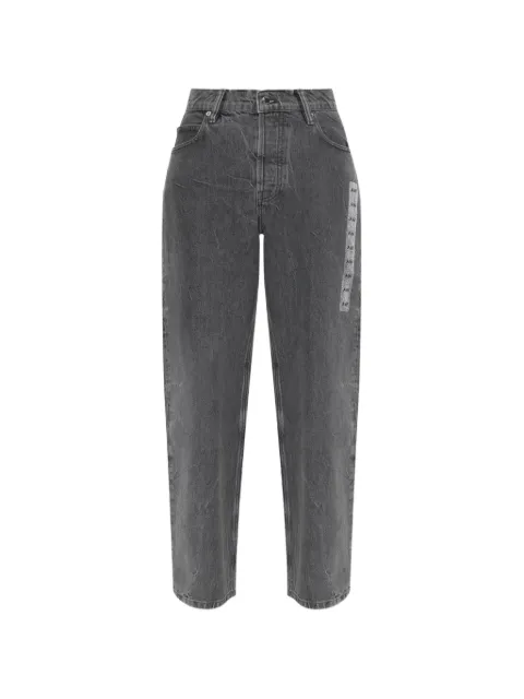 Alexander Wang crystal-embellished wide-leg jeans